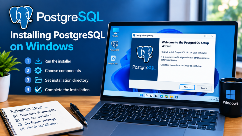 PostgreSQL installation on Windows